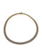 Dimitrios Exclusive Necklace From Gold Plated Silver With Blue Zircon