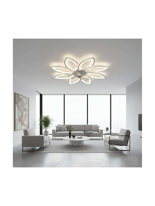 Alista Home Ceiling Mount Light White with Integrated LED and Remote Control