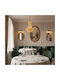 Alista Home Candelabru 9xE14 Ø50cm cu Cristale Auriu AT1CT-IM1P-HT2L-CC1010/500X750GD