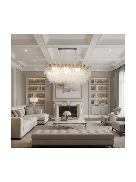 Alista Home Chandelier 10xE14 with Crystals Gold AT1CT-IM1P-HT2L-CC6961/1000X400