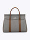 Fabric Women's Handbag Black