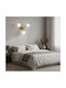 Alista Home Lumină de Perete Modernă cu Bază G9 Auriu 40x28cm