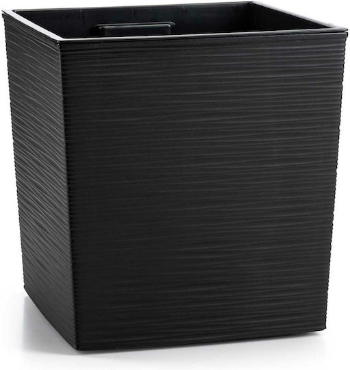 HowHomely Black Plastic Plant Pot 30cm