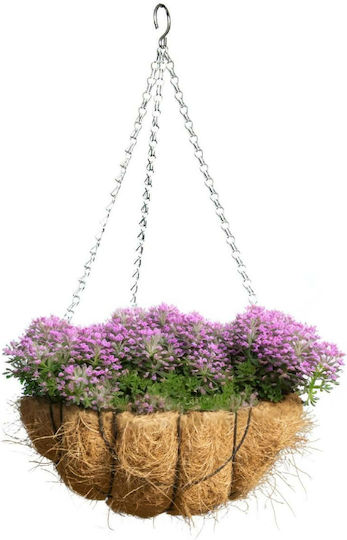 Esschert Design Metall Pflanzentopf Beige