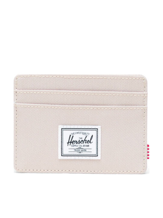 Herschel Charlie Мъжки Портфейл за Карти Бежов