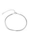 Silver And More Stainless Steel Anklet Chain 21cm