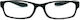 Frog Optical Silac Lesebrillen +2.75 in Schwarz Farbe