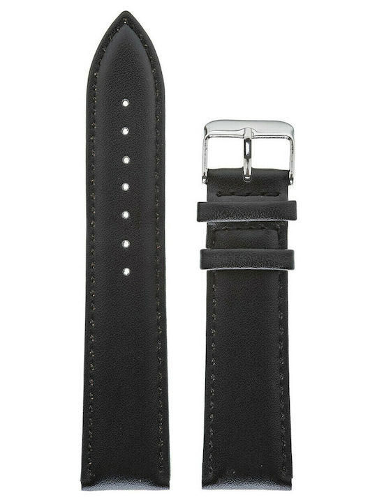 Tzevelion 660 Lederriemen Schwarz 20mm