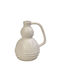 Espiel Decorative Ceramic Beige Vase 16.7x14xH20.5cm