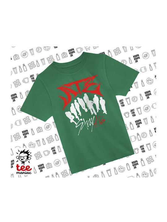 Koupakoupa Kinderoberteile T-Shirt Grün Stray K...