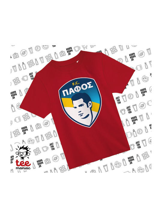 Koupakoupa Kinderoberteile T-Shirt Rot Pafos Fc...