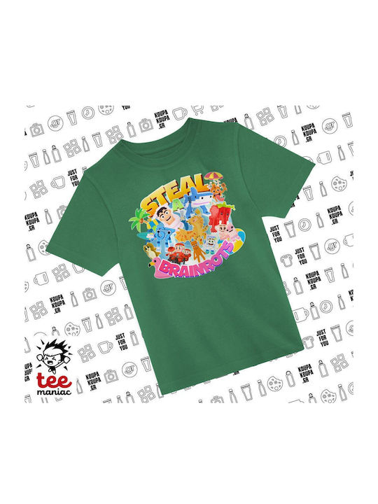Koupakoupa Kinderoberteile T-Shirt Grün Roblox ...