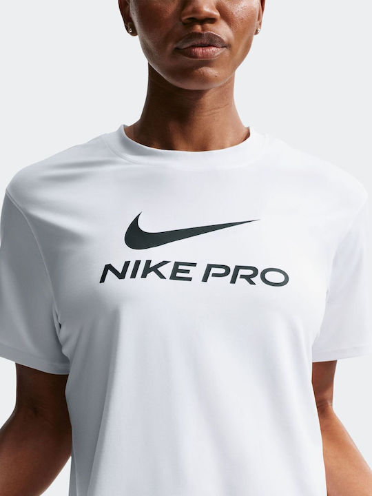 Nike Pro Women's Sports T-shirt White / Black