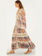 Women's Sports Long Sleeve Blouse Fast Drying with V-Neckline Off-White