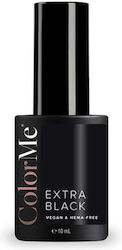 Vegan Hema-free Semi-permanent Nail Polish Extra Black Shade Colorme Cosmetics 10 Ml