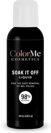 Liquid Easy Removal Semi-permanent Nail Polish Soak It Off Colorme Cosmetics 100 Ml