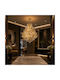 Alista Home Candelabru 13xE14 Ø60cm cu Cristale Auriu AT1CT-IM1P-HT2L-CC1065/600X850GD