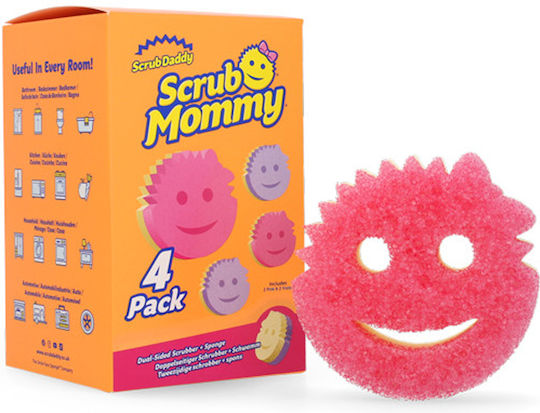 Küchenschwämme Scrub Daddy Scrub Mommy Formen 4 Stück Rosa Lila
