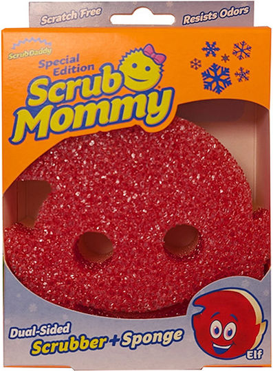 Σφουγγάρι Scrub Daddy Scrub Mommy Red Elf Christmas Special Edition Red