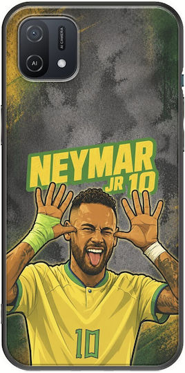 World Stars Collection Neymar Jr Oppo A16k Black TPU Silicone Mobile Phone Case