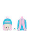 Disney Frozen Kids Light Blue Backpack Bag
