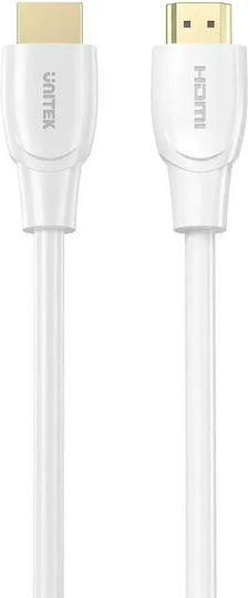 Unitek HDMI 2.1 Ultra High Speed 48Gbps 4K 120Hz HDR VRR Cable HDMI Male - HDMI Male 0.3m White