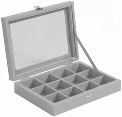 Herzberg Кутия За Бижута Стъклена Прозрачна 20.3x15.2x5см Herzberg Кутия За Бижута Стъклена Прозрачна 20.3x15.2x5см