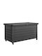 Outsunny Outdoor Storage Box Metal 350L Grey L120xW61xH67cm