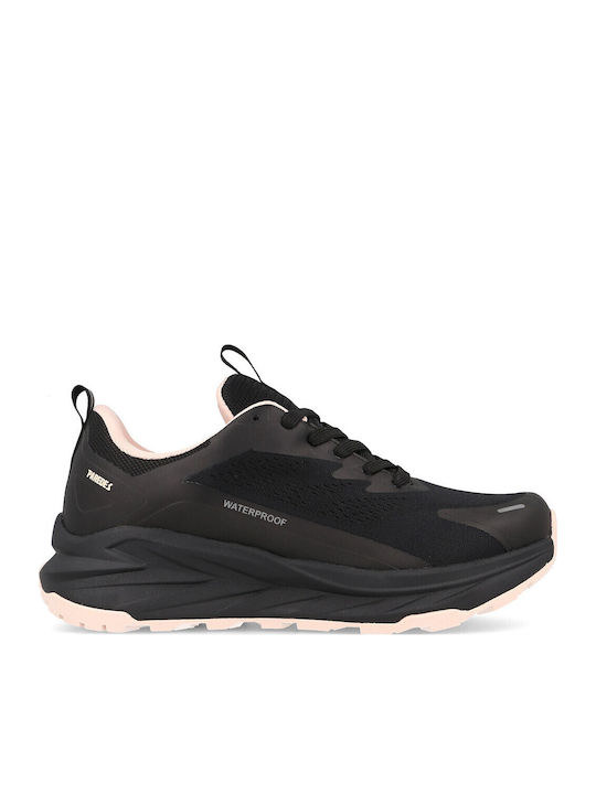 Γυναικεία Ανατομικά Sneakers Μαύρο - Ροζ