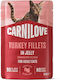 Brit Wet Cat Food Pouches with Turkey 85gr