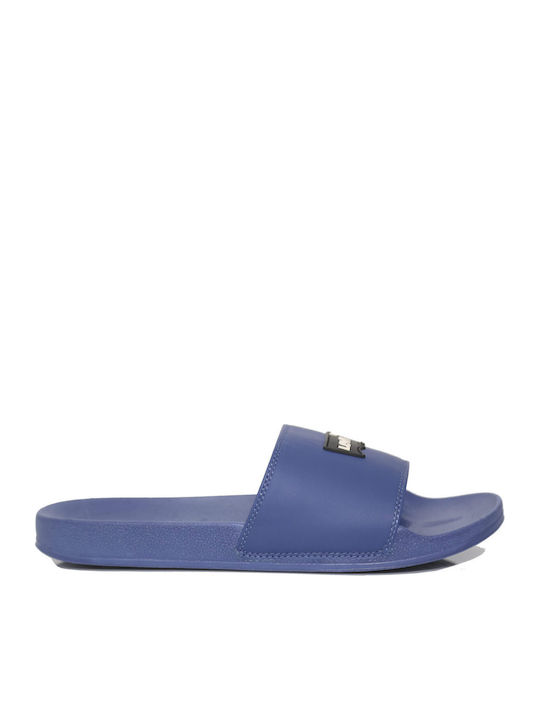 June Batwing Men's Slides Anatomic Blue