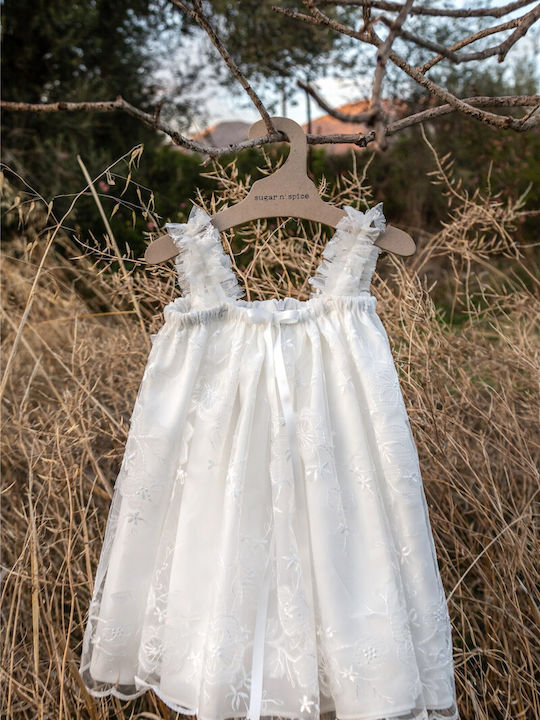 Sugar N Spice White Baptism Dress