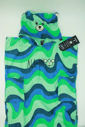 All In Baby Poncho 3-6 Years Old Berlin Blue