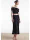 Midi Skirt Black