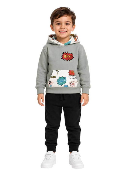 Action Sportswear Set Trening Pentru Copii Gri-...