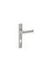 Best Design Front Door Lever with Plate Matt Nickel