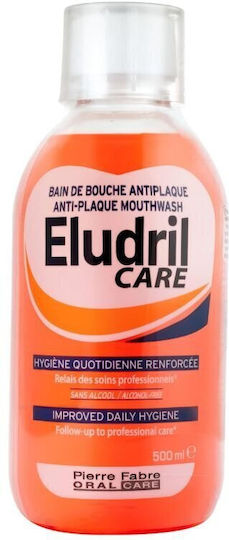 Eludril Care Anti-plaque Apă de gură împotriva plăcii 500ml