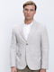 Sommer Herrenanzugsjacke Hellgrau Offen PONZA D7 T127/01 Hellgrau