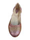 Kids Pumps & Ballerinas with Hoop & Loop Closure Leather Rose Gold