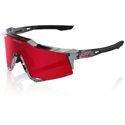 100% Cycling Glasses Speedcraft with Grey Frame...