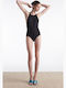 Bianca Bodysuit Negru Nadia Rapti