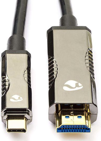 Nedis HDMI-Kabel männlich - USB-C-Stecker männlich 20m Schwarz