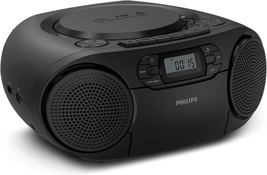 Philips Φορητό Ηχοσύστημα με Ραδιόφωνο Μαύρο