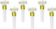 Paper Star Whistles White 1 Pack 6 Pcs