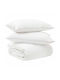 vidaXL Set Quilt Super King 220x260cm White 2 Pieces 150 GSM