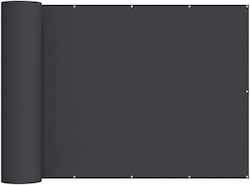 vidaXL Black Shade Sail with PU Coating 1.5x5m ...