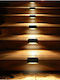 SteweHome Set of 4 Solar Lights 5W with Photocell 7.5x4x5cm