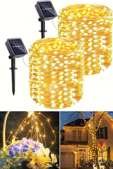 SteweHome Set 2 Solarleuchten Warmes Weiß mit Fotowiderstand
