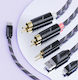 Fiio Trust Series Lx-4.4ms – Silver-plated Ofc 4.4mm To Dual Xlr3 Balanced Audio Cable