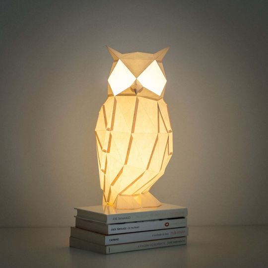 Owl Paperlamps Декоративно Осветително Тяло E14 Книга 17x16x39см